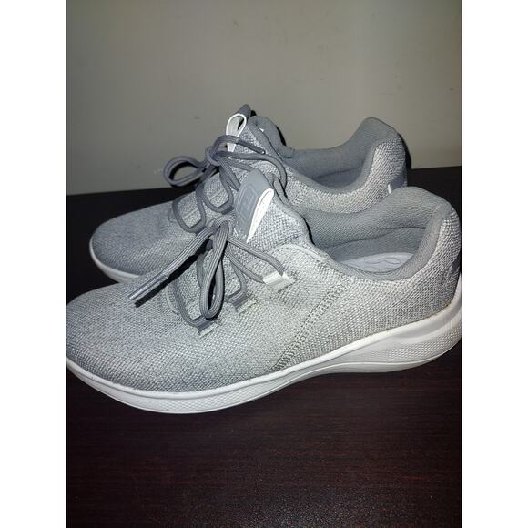 FootJoy Flex Women's Golf Shoes 8.5M Coastal Spikeless Mesh Lightweight Gray - Picture 2 of 12